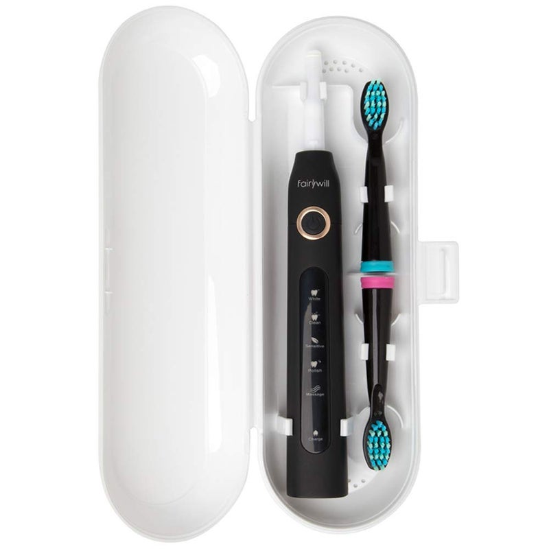 Nincha Plastic Electric Toothbrush Travel Case for Fairywill/TEETHEORY/Seago/Dnsly Series Sonic Electric Toothbrush, White - Image 5